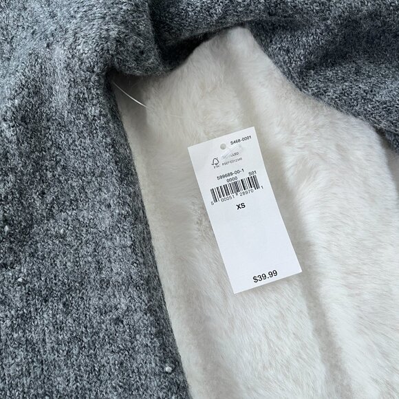 NWT Old Navy Donegal Open Cardigan (Gray) XS - Picture 5 of 8